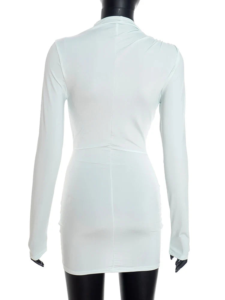Anila Ruched Mini Dress