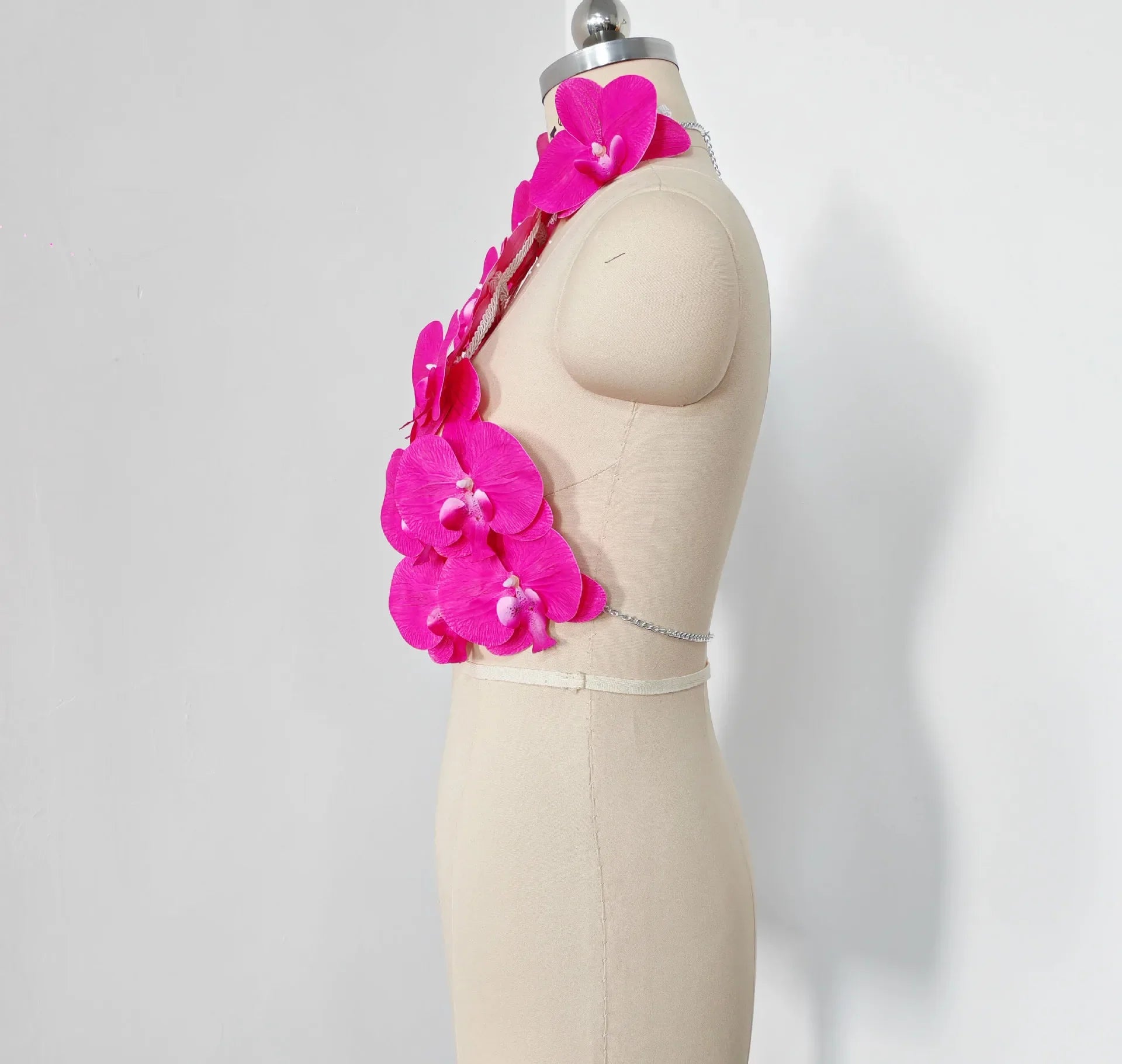 Floral Backless Top