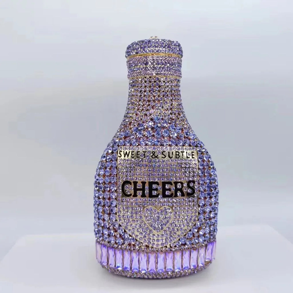 Cheers Crystal Clutch Purse