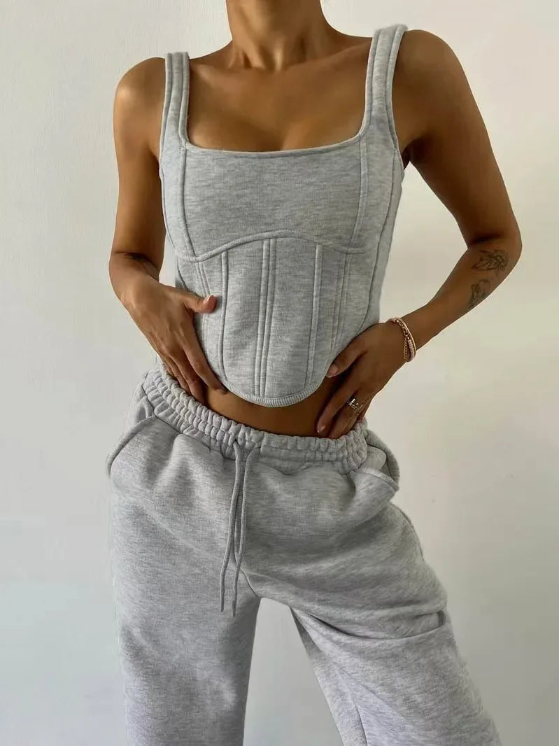 Chic Bandage Corset Hoodie