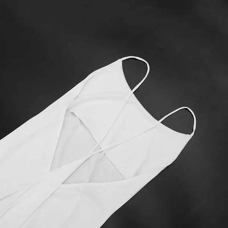 Liza Backless Draped Maxi Dress
