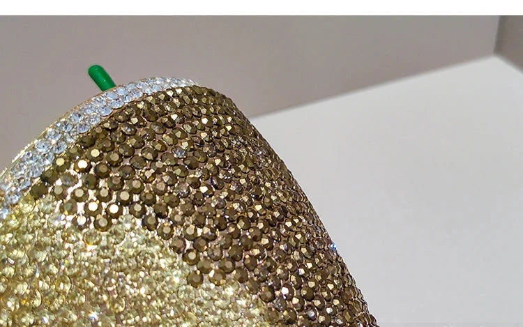 Cherry Goblet Rhinestone Clutch Bag