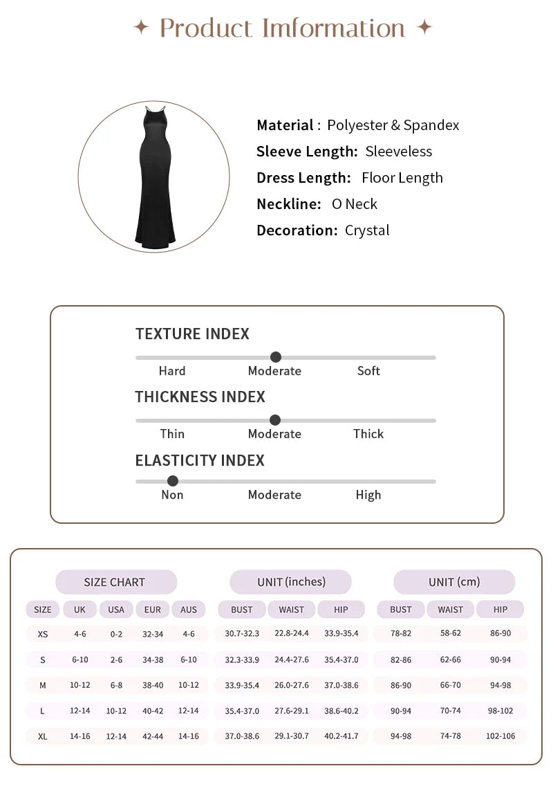 Backless Satin Maxi Dress