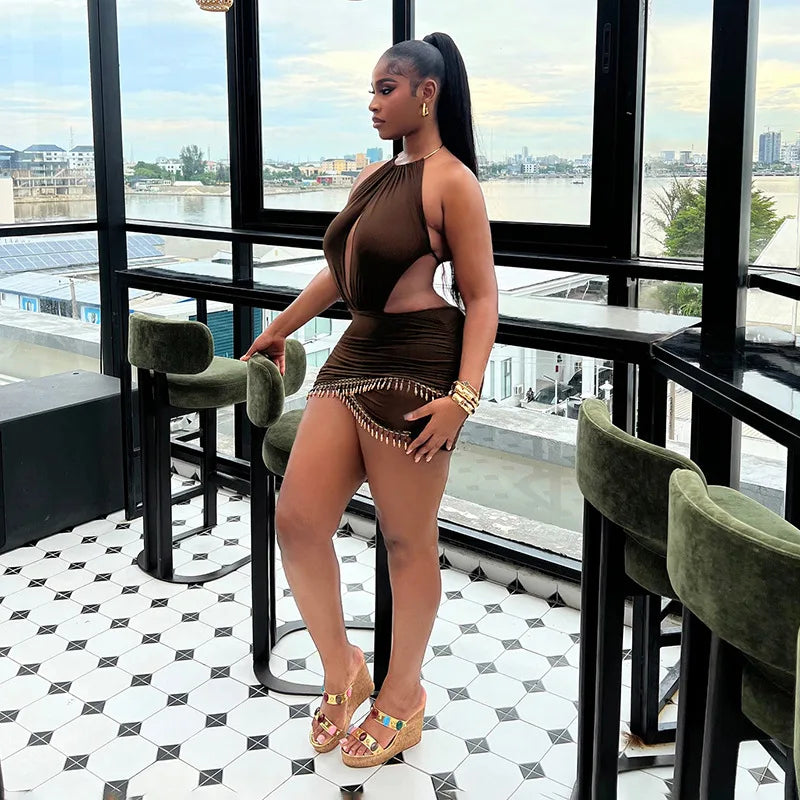 Bohemian Gyal Ruched Dress