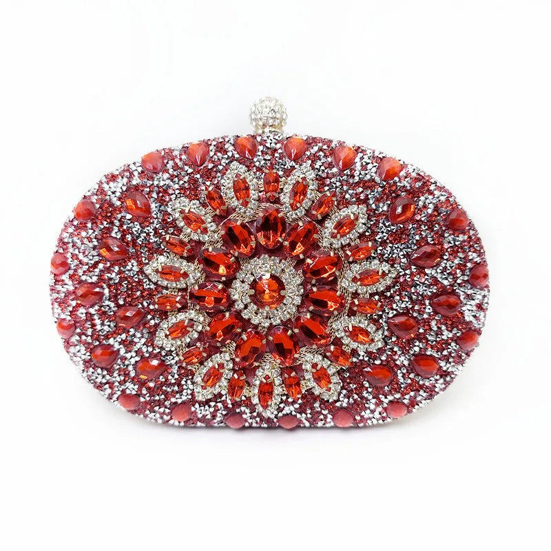Luxury Crystal Clutch Bag