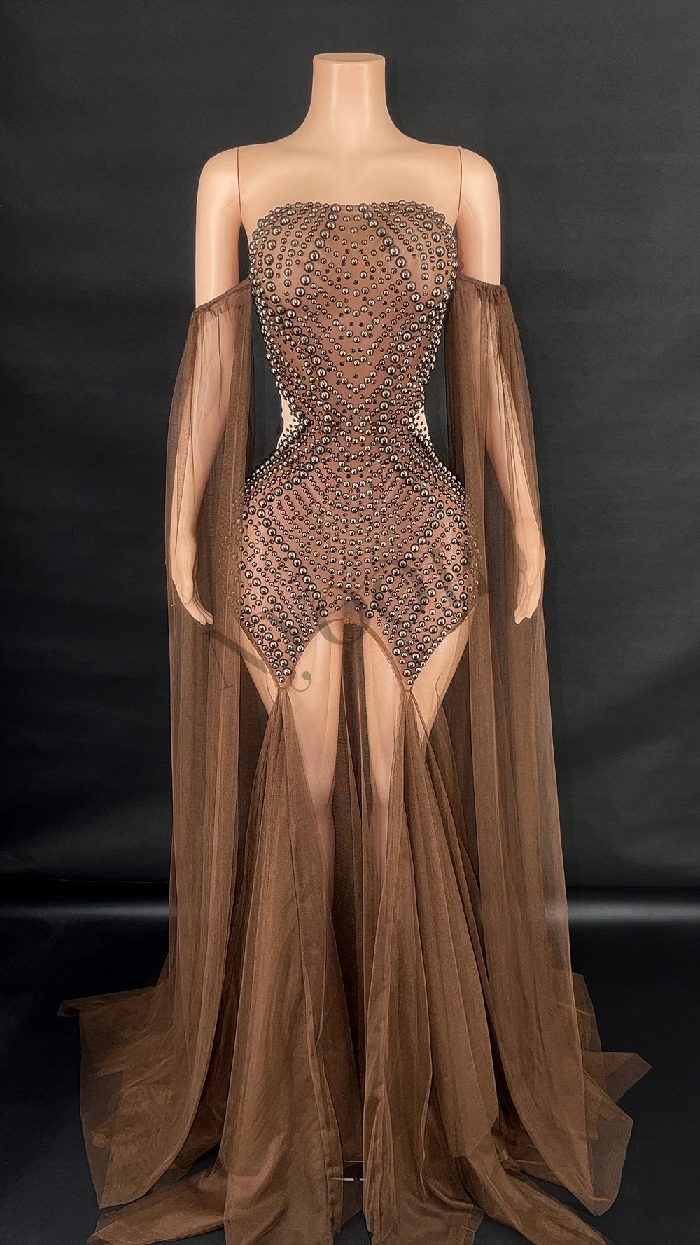 Helena Sheer Maxi Dress