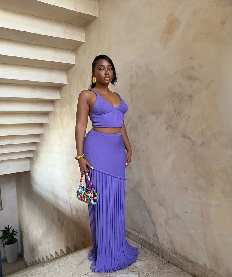 Alicia Maxi Skirt Set