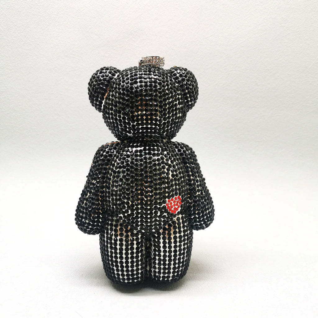 Mini Bear Diamond Clutch Bag