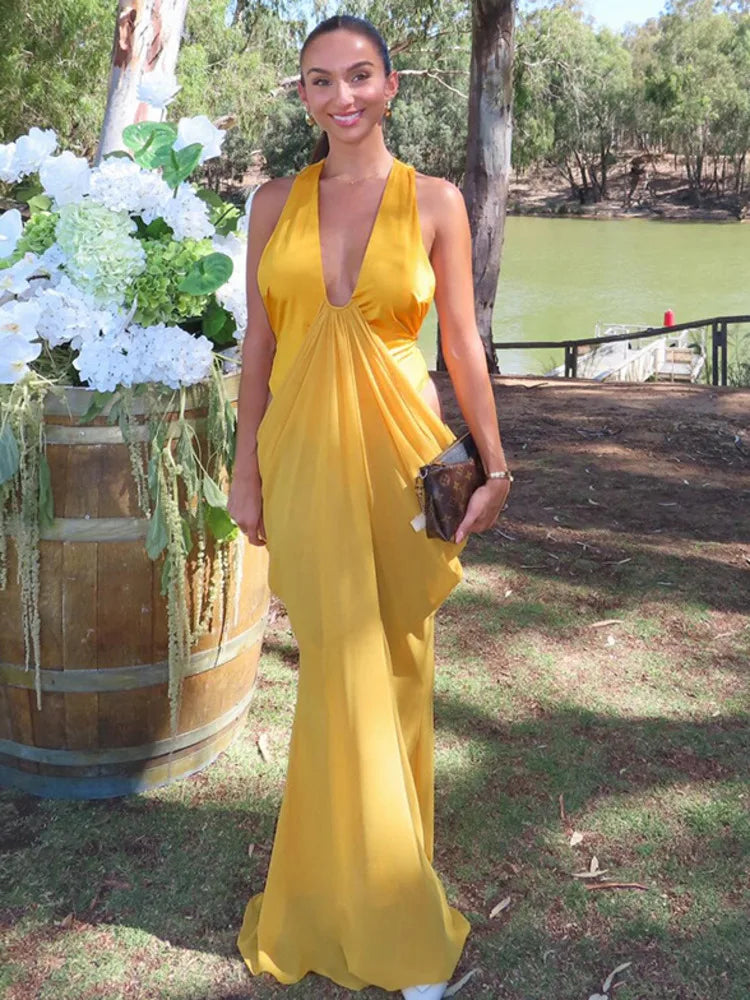 Adanua Elegant Maxi Dress
