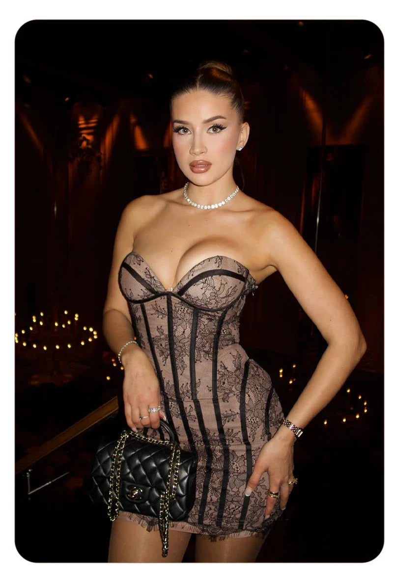 Kerry Corset Bustier Mini Dress