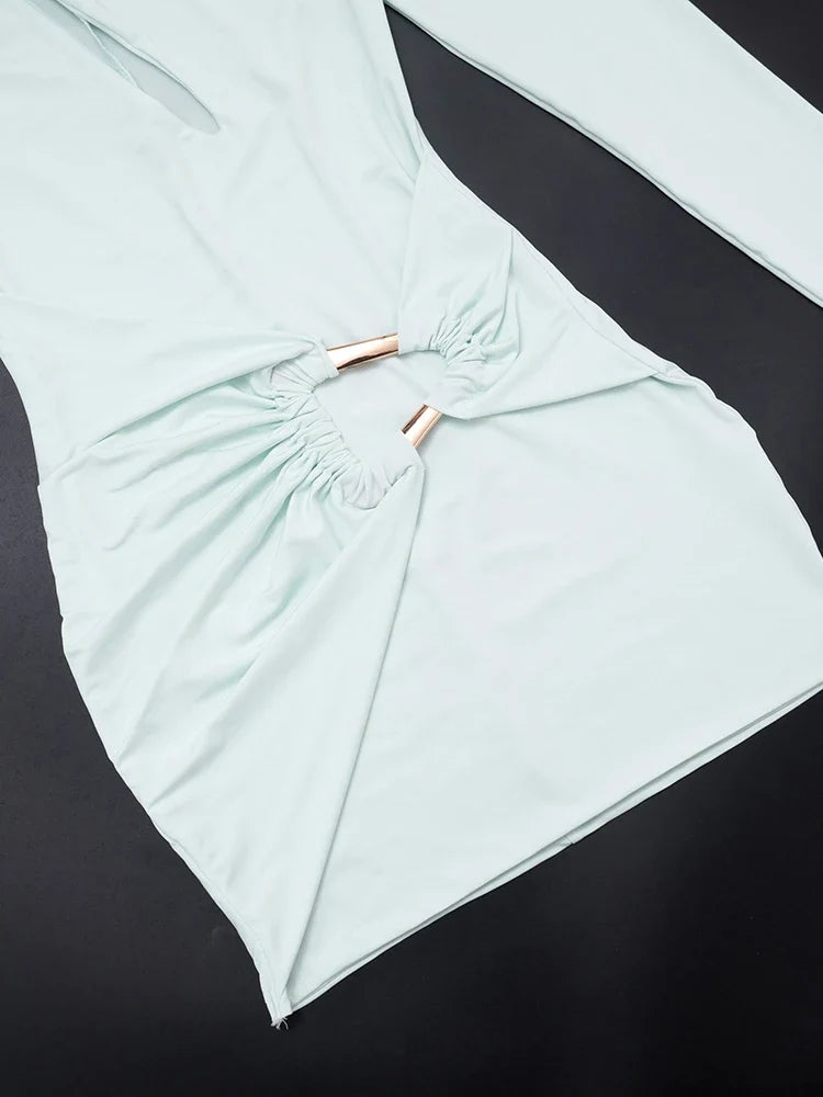 Anila Ruched Mini Dress