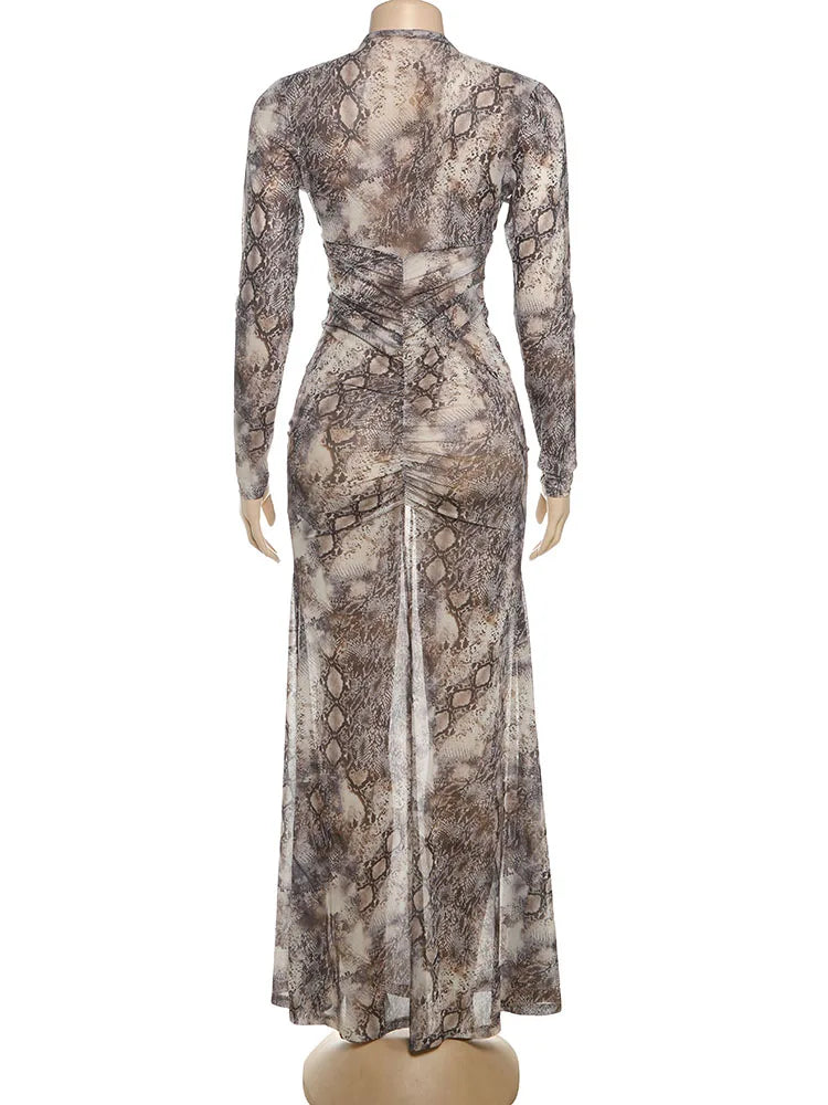 Katherine Ruched Maxi Dress