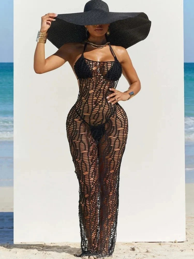 Bikini 3pcs Knitted Dress