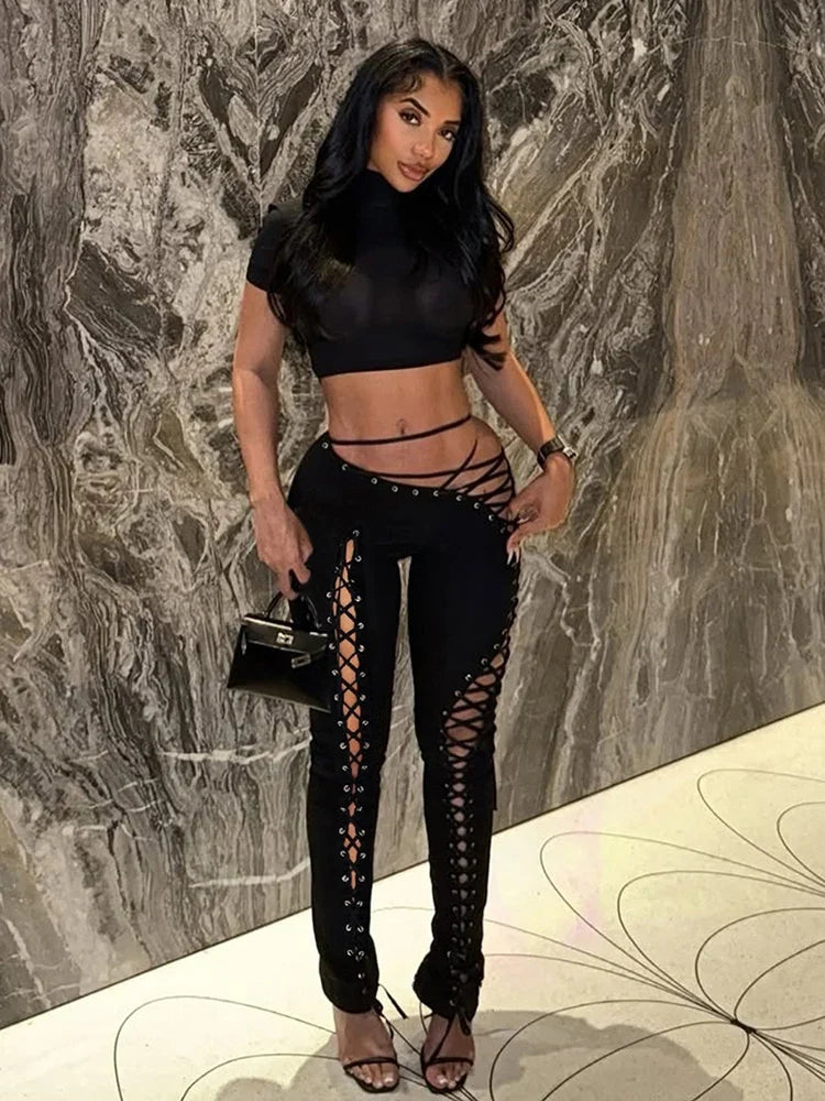 No Cuts Given Pants Set