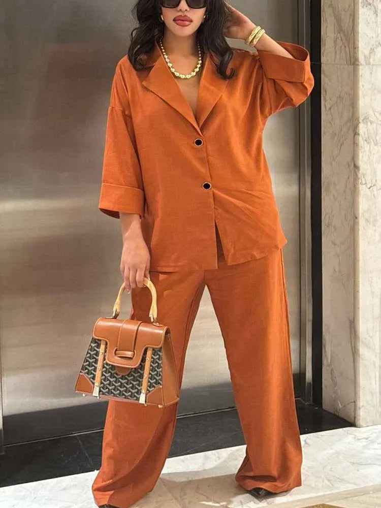 Alice Blouse Pants Set