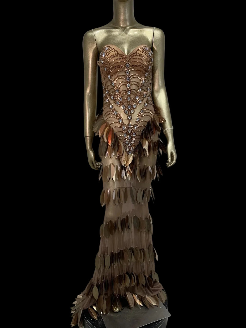 Brown Luxe Maxi Dress