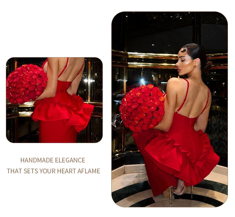 Huda Peplum Bandage Dress