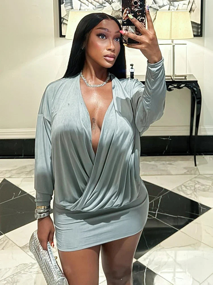 Nellie Ruched Mini Dress