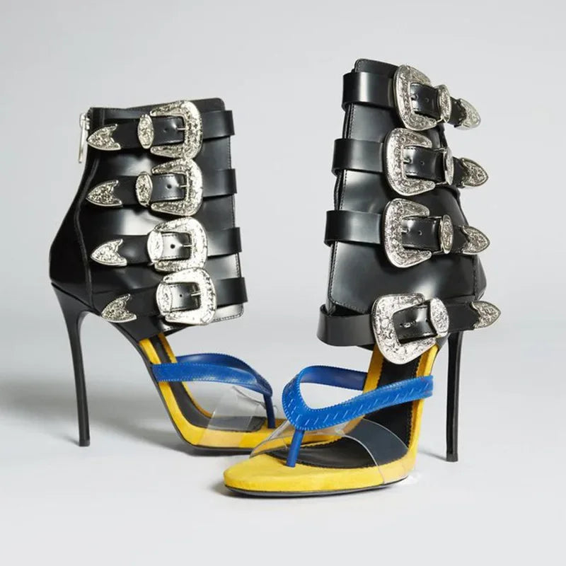 Buckle Strap High Heels