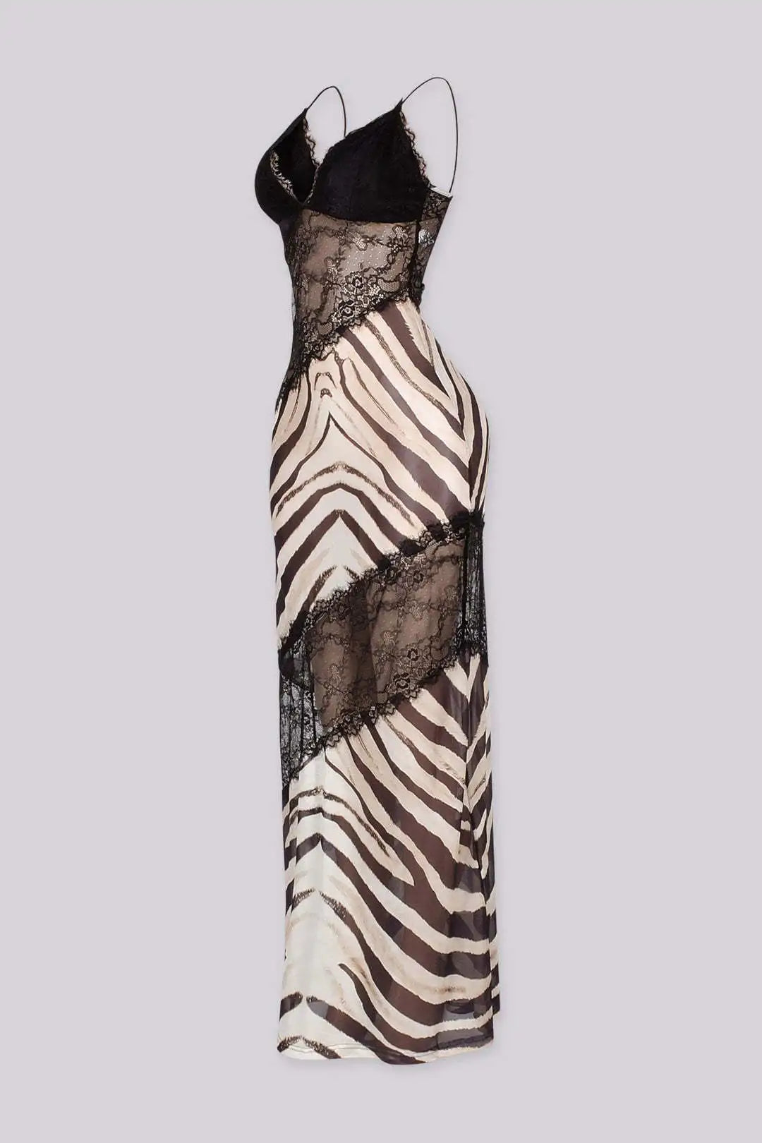 Ari Mesh Bodycon Maxi Dress