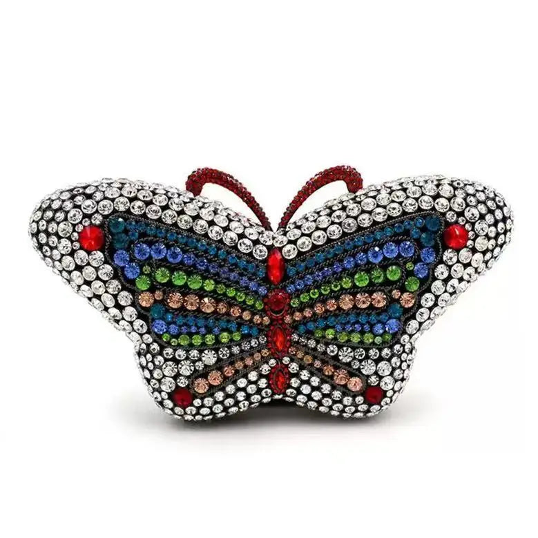 Luxury Butterfly Rhinestone Bag