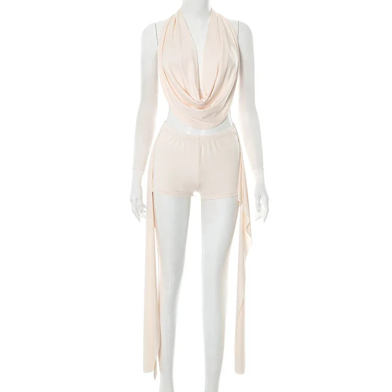 Olivya Side Tassel Short Set