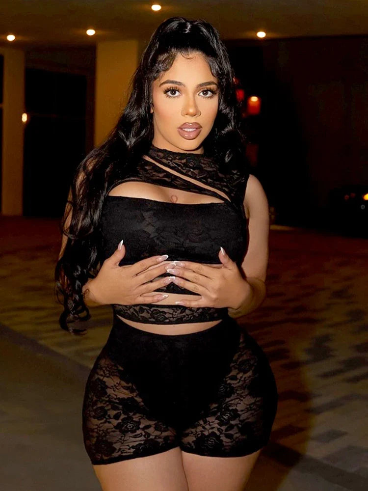 Gloria Mesh Romper
