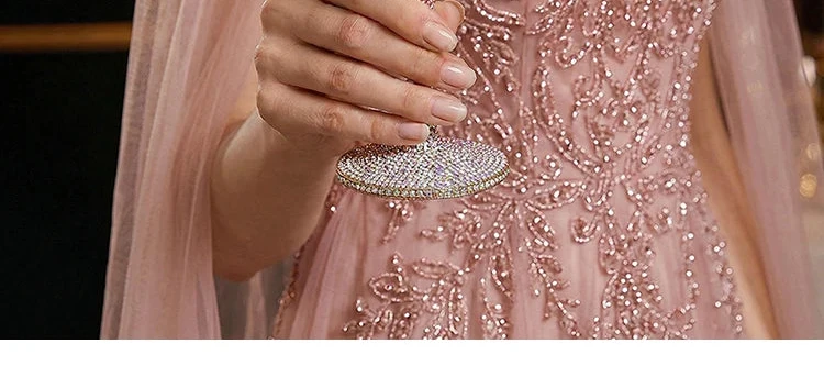 Goblet Diamond Clutch Bag