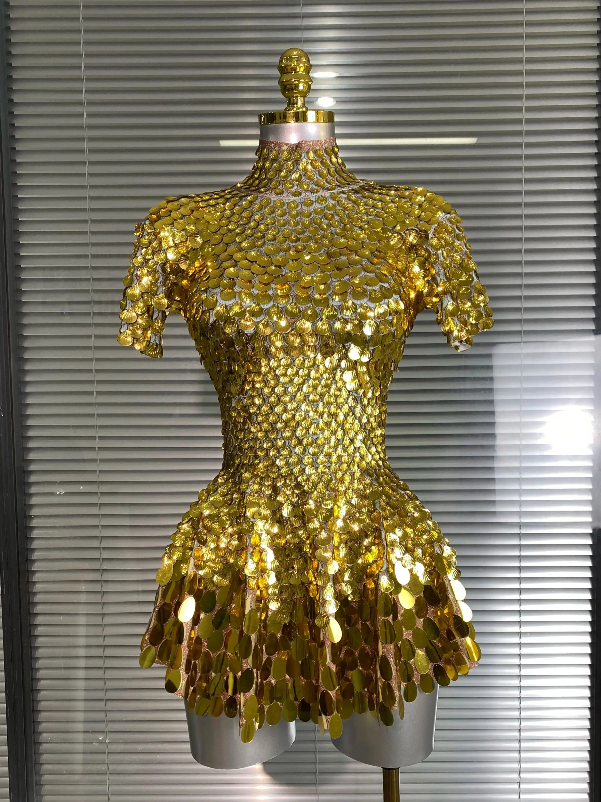 Life Of The Party Sequins Dress