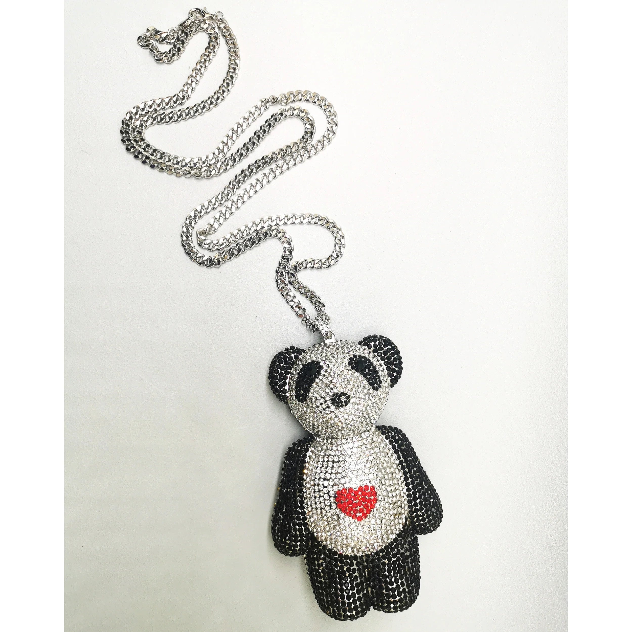 Mini Bear Diamond Clutch Bag