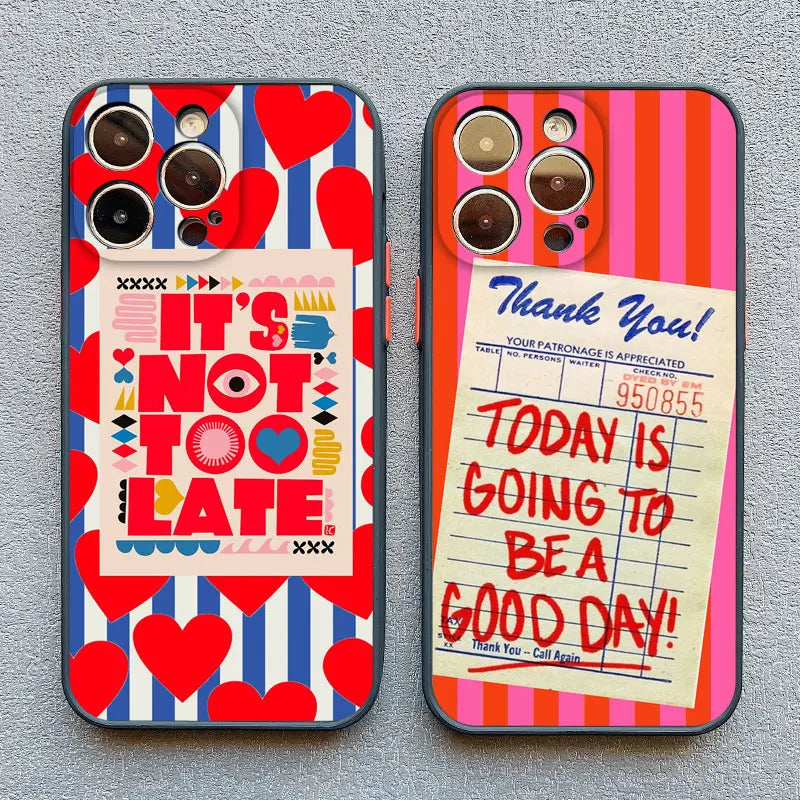 Creative Art Shockproof Matte iPhone Case