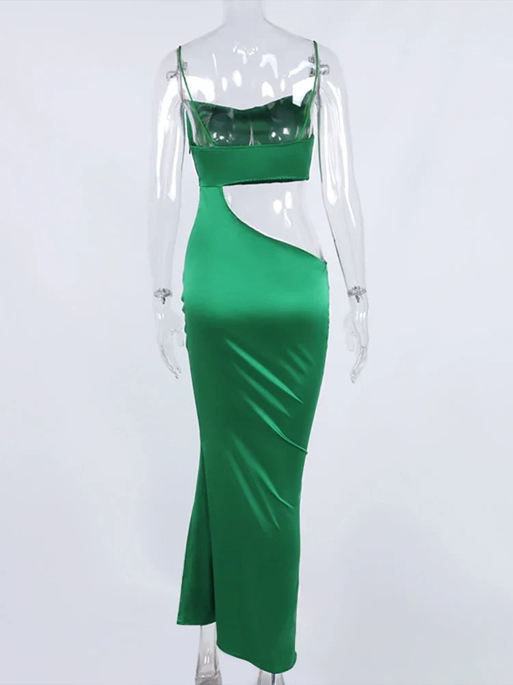 Jodie Elegant Bodycon Satin Dress