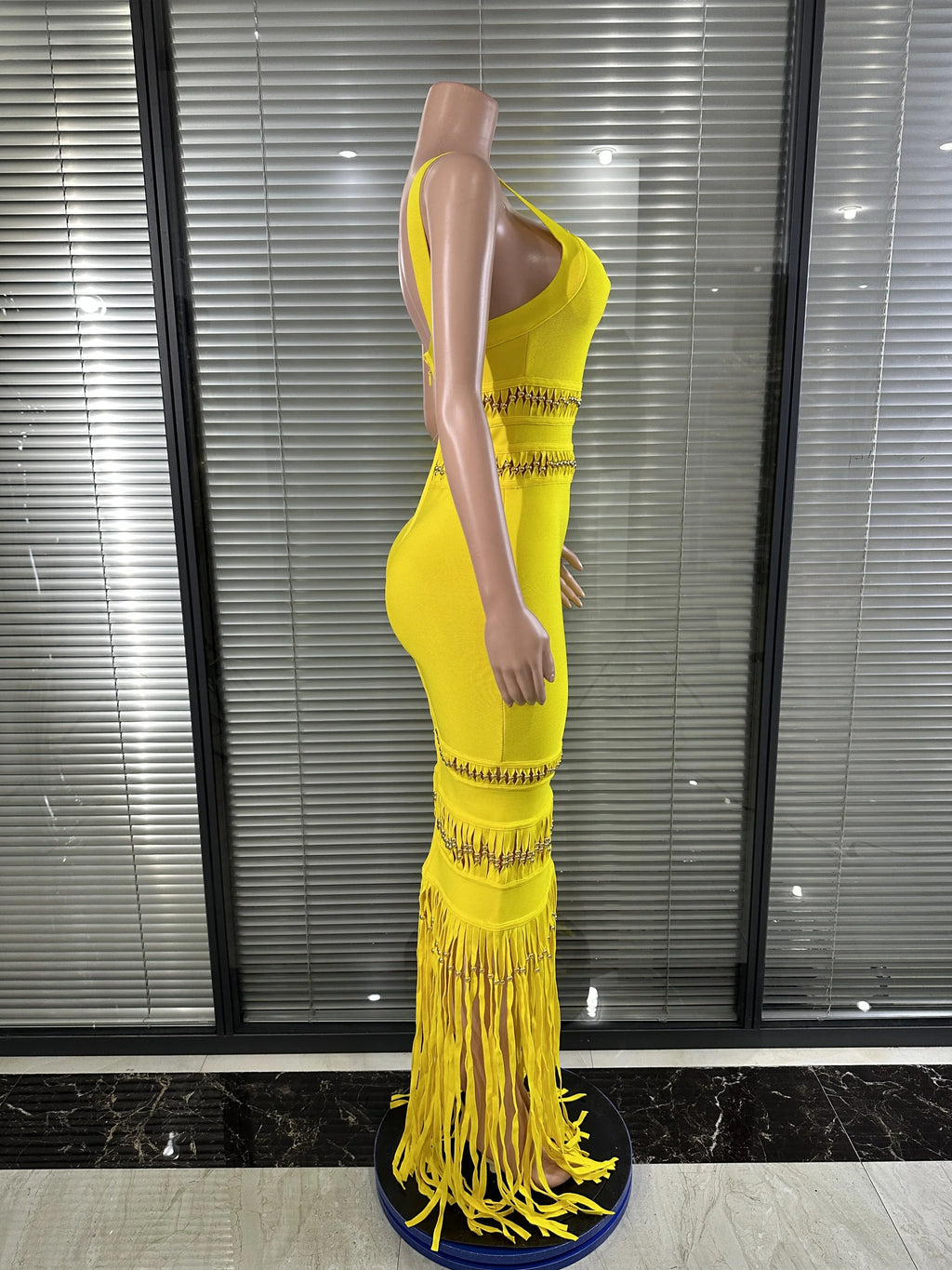 Joselle Tassel Bodycon Bandage Dress