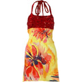 Floral Sequin Mini Dress