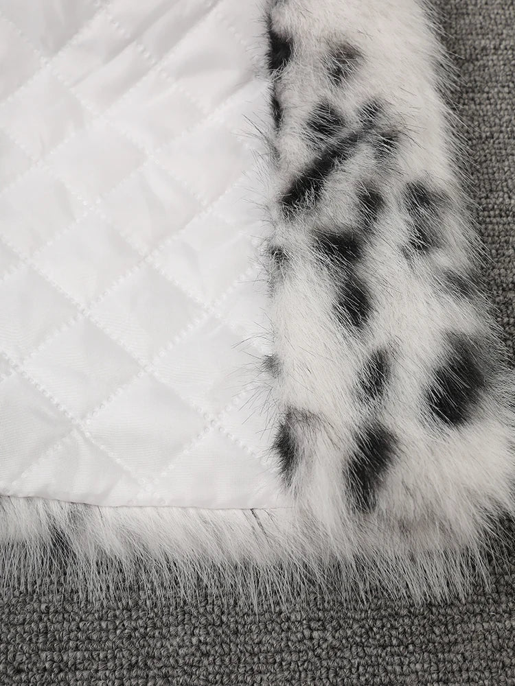 Opulent Fur Plush Coat