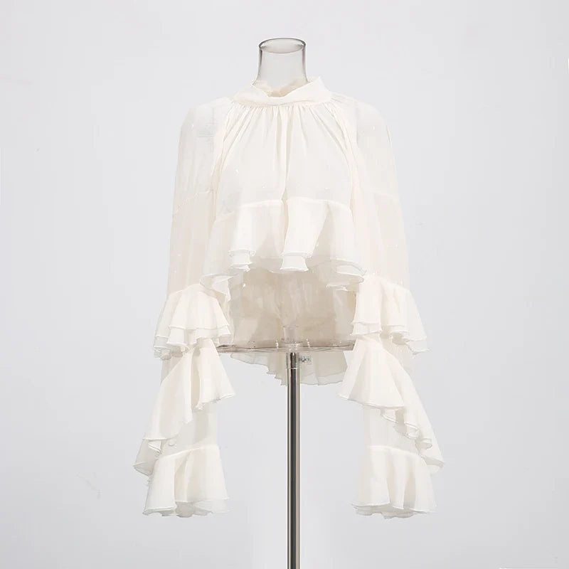 Krista Ruffles Blouse