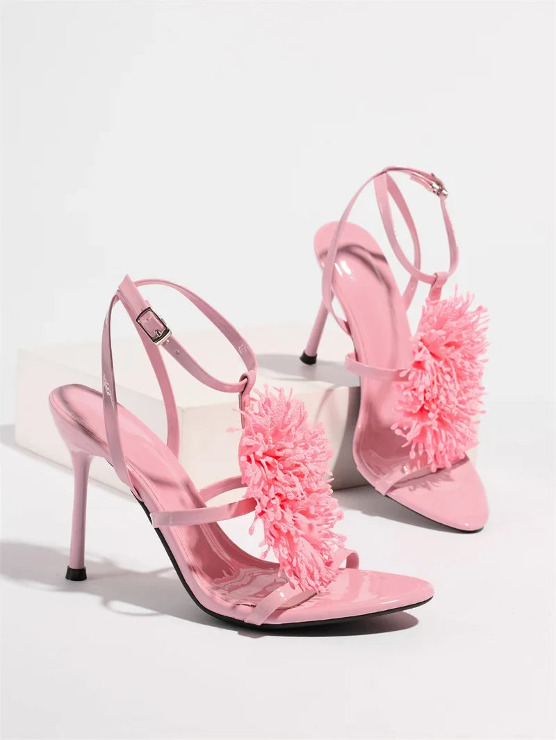 Coral High Heels