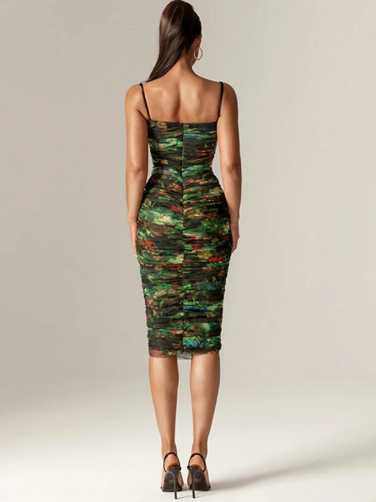 Aylee Floral Midi Dress