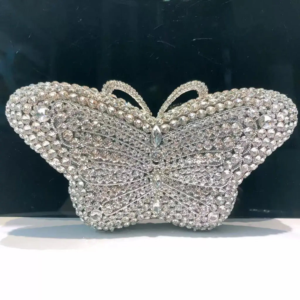 Luxury Butterfly Rhinestone Bag
