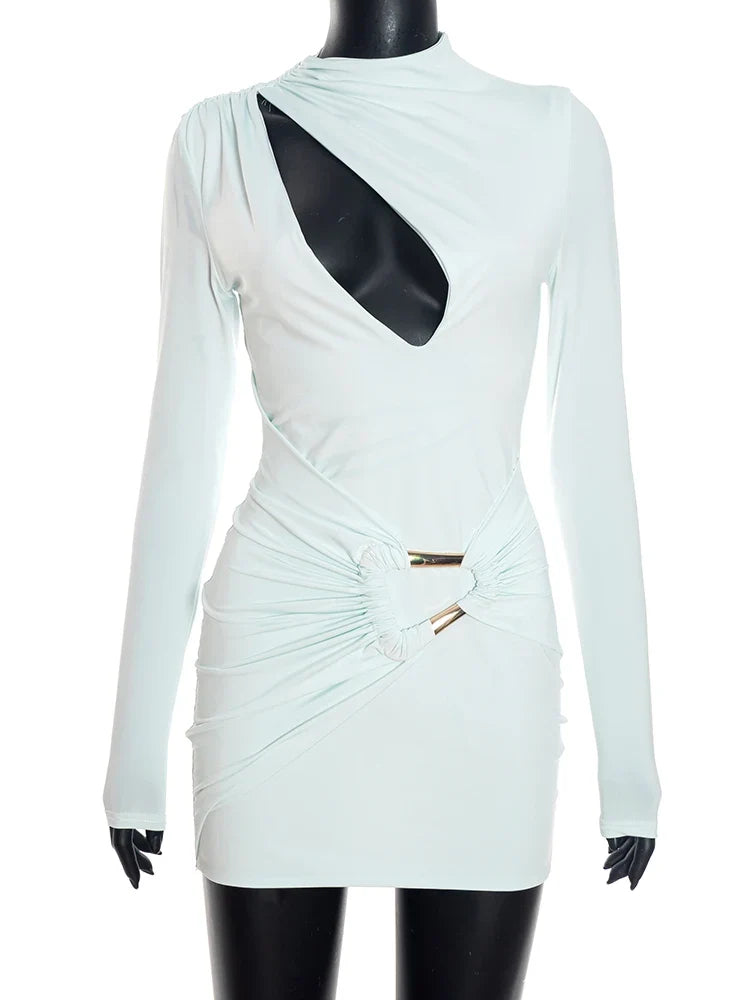 Anila Ruched Mini Dress