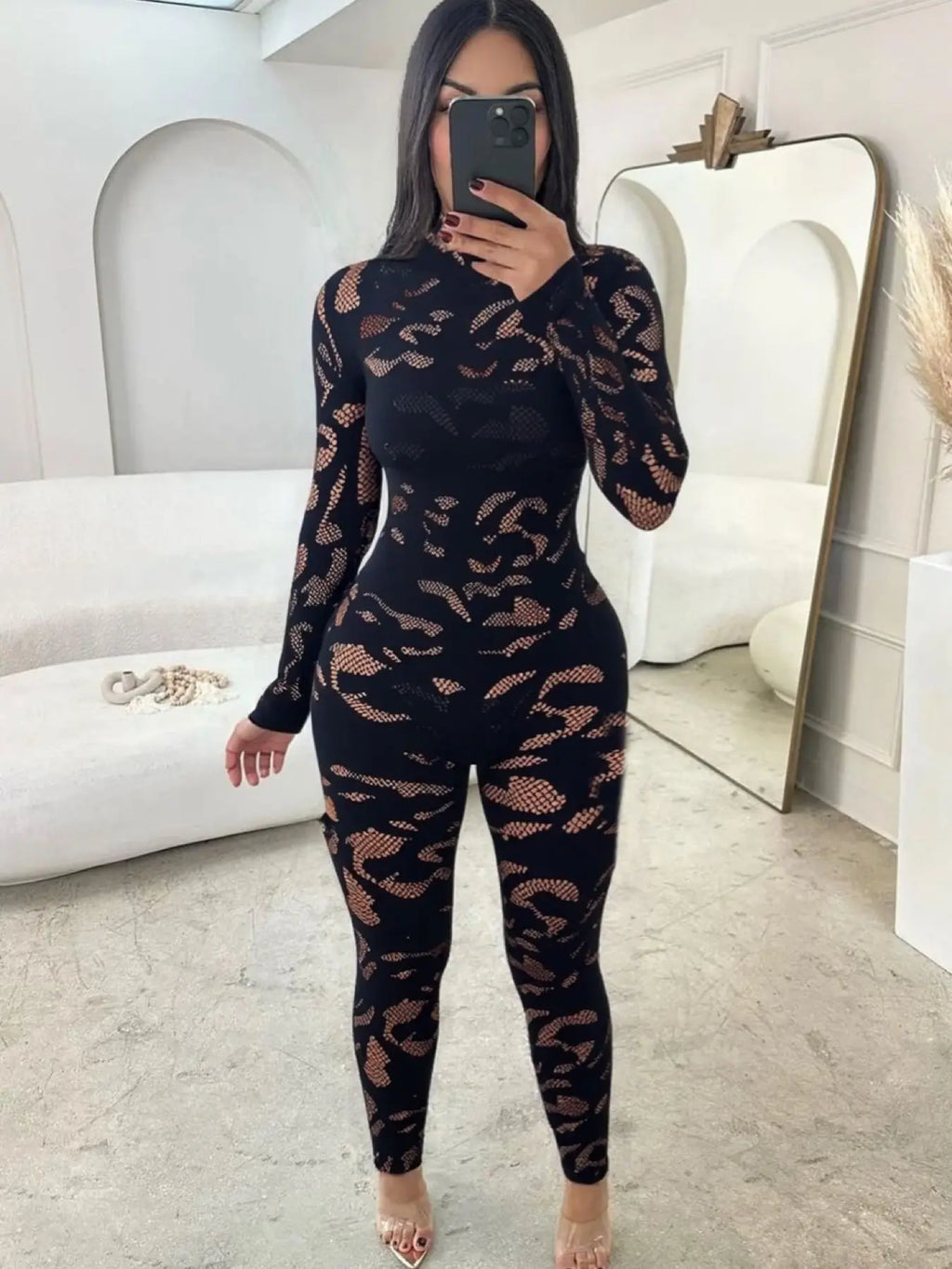 Ayda Mesh Jumpsuit