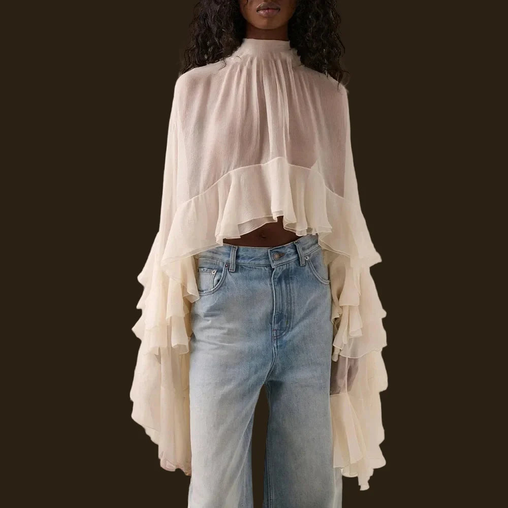 Krista Ruffles Blouse