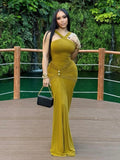 Elizabeth Bodycon Maxi Dress