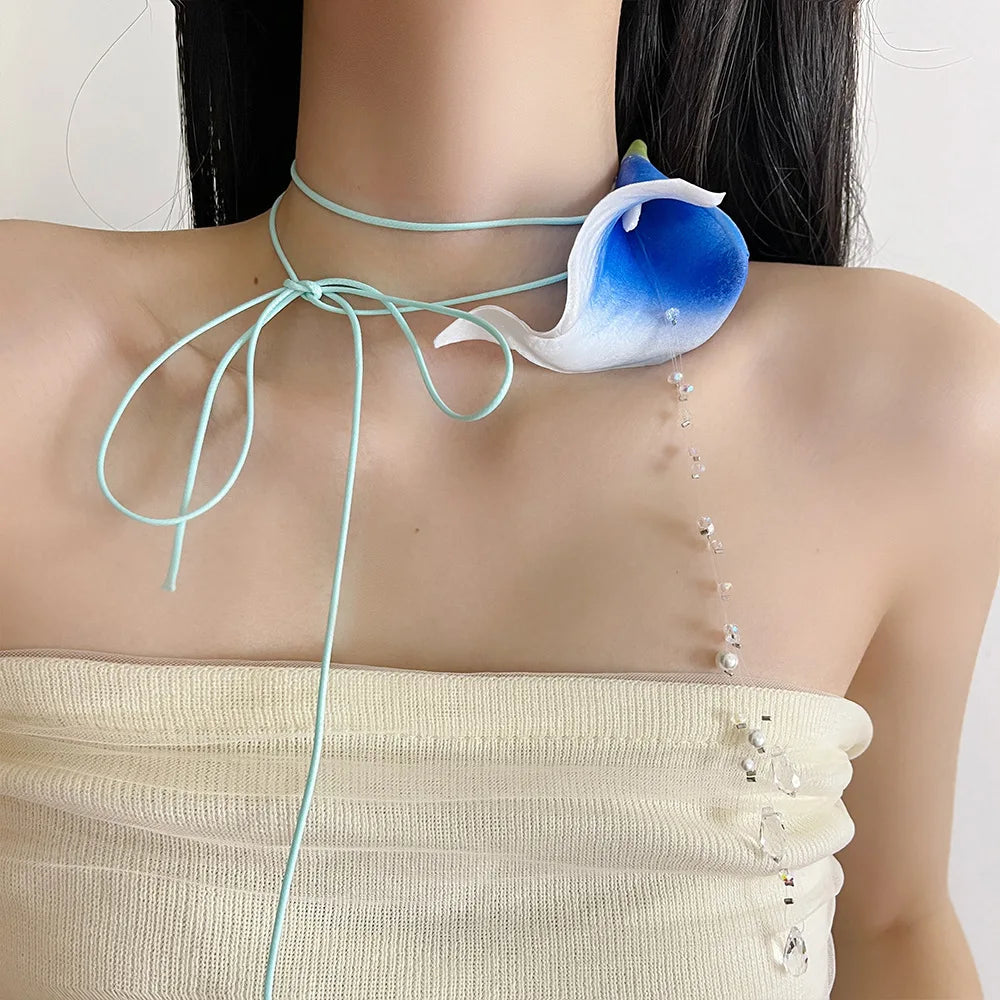 Floral Choker Necklace