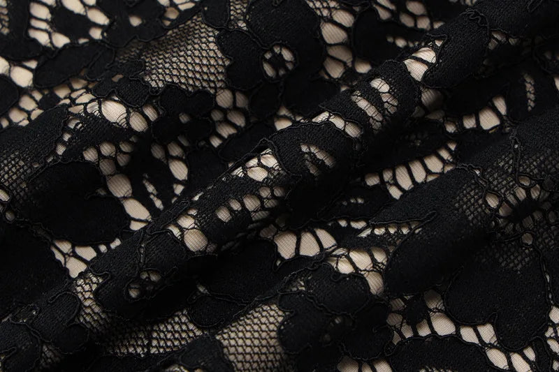 Double Lace Mini Dress