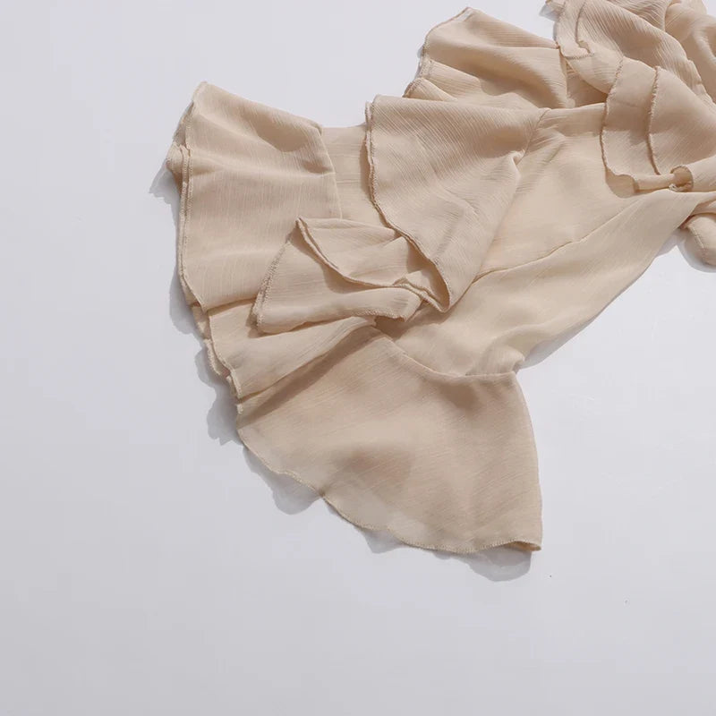 Nina Ruffle Loose Blouse