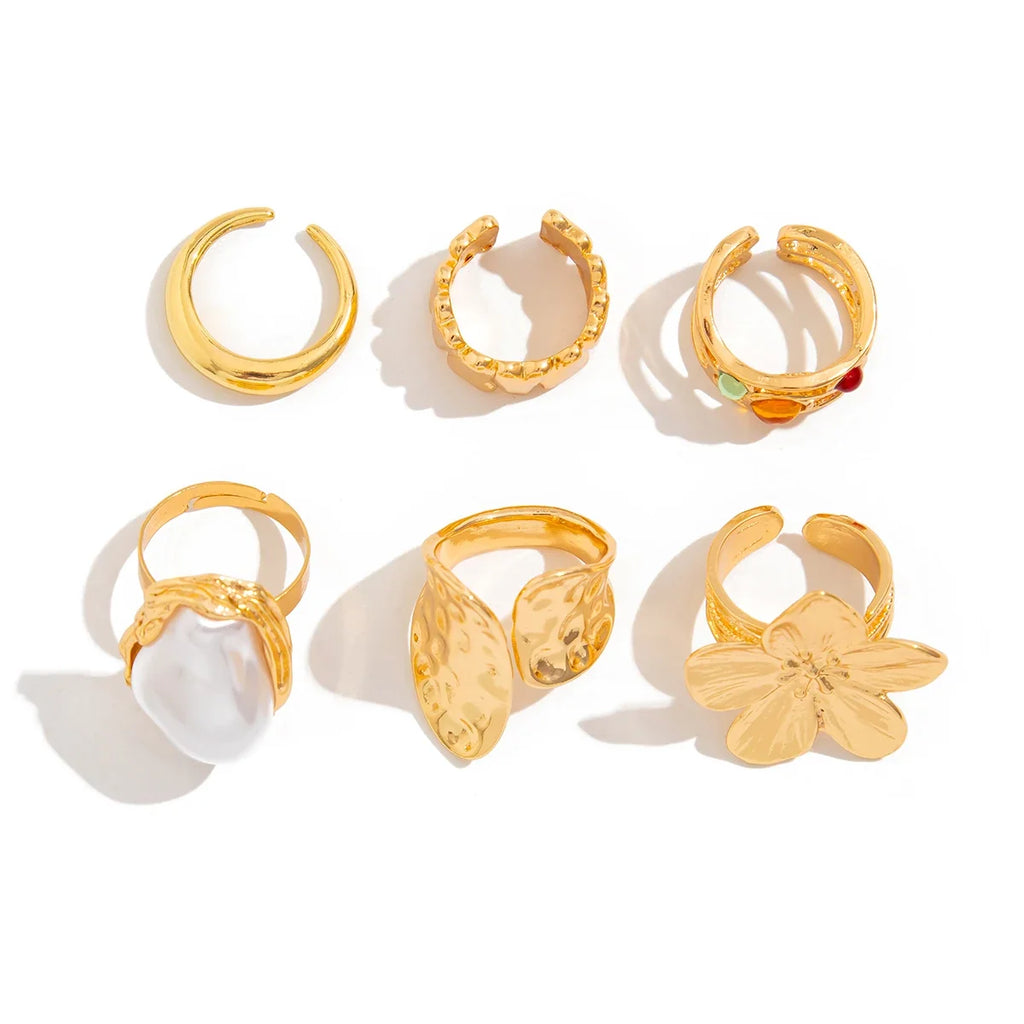 6pcs Elegant Rings