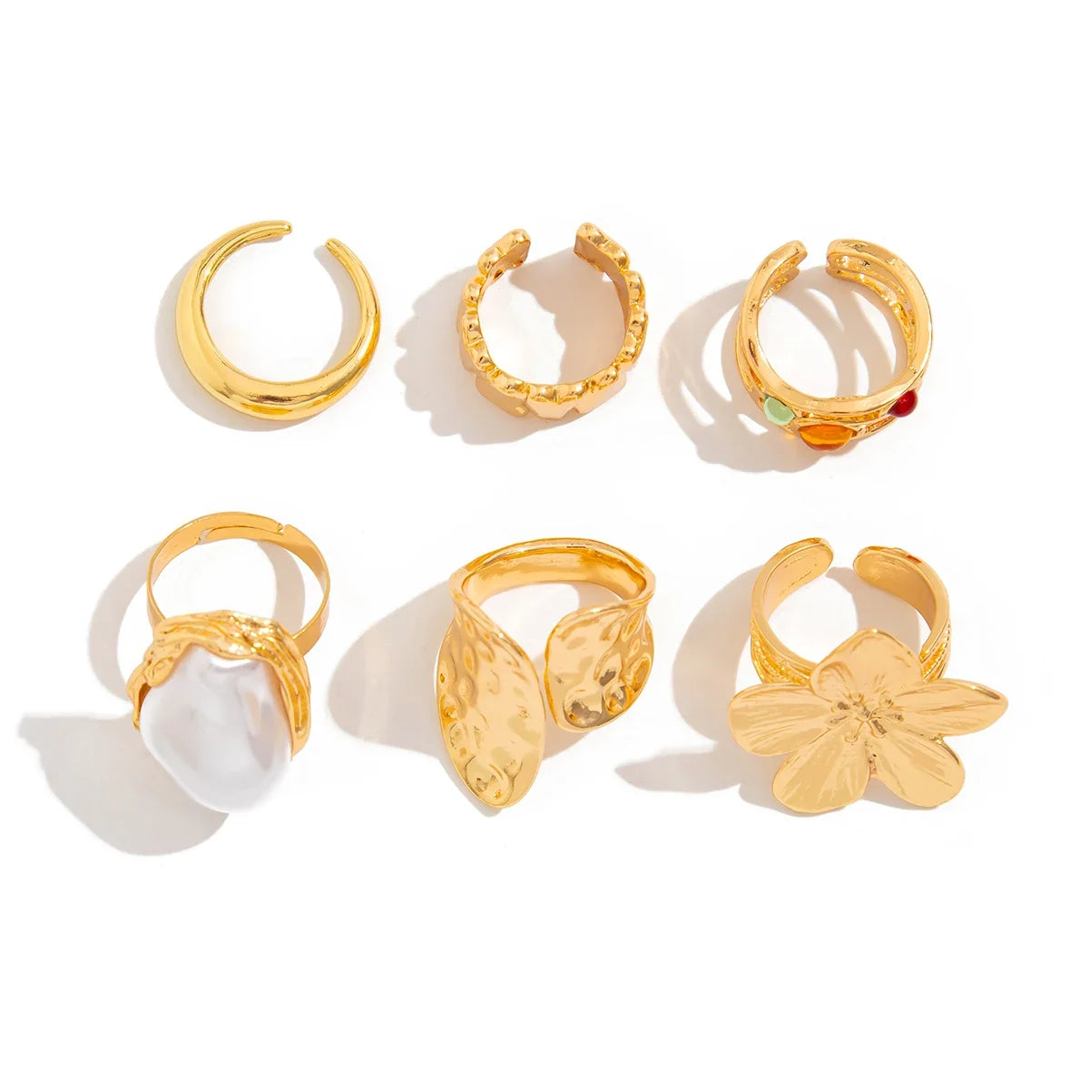 6pcs Elegant Rings
