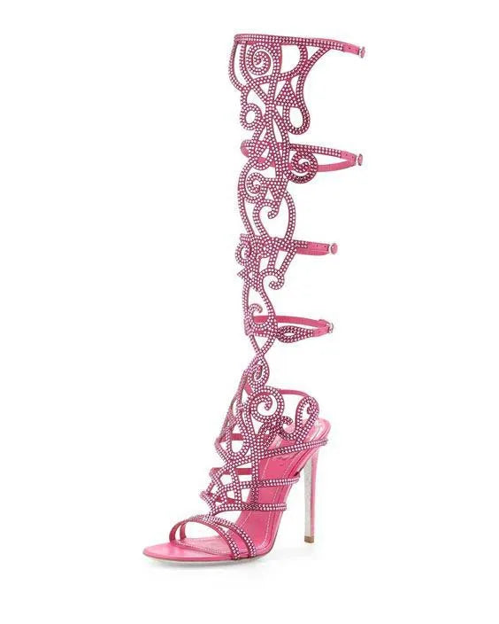 Bling Bling Embellished High Heels