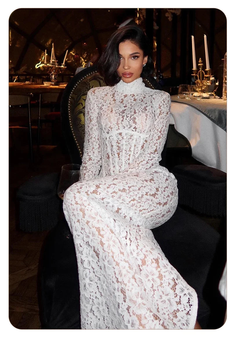 Eleeza Corset Maxi Dress